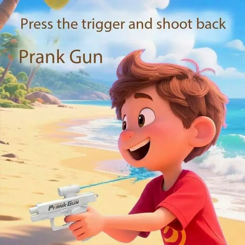 Double-Sided Reverse Water Gun Prank Toy – Funny Trick Squirt Gun