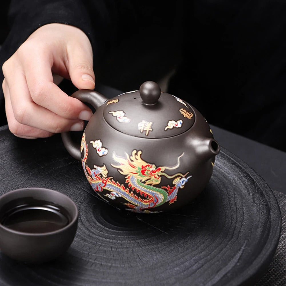 Dragons Colour-Changing Teapot – Magical Heat Sensitive Tea Set