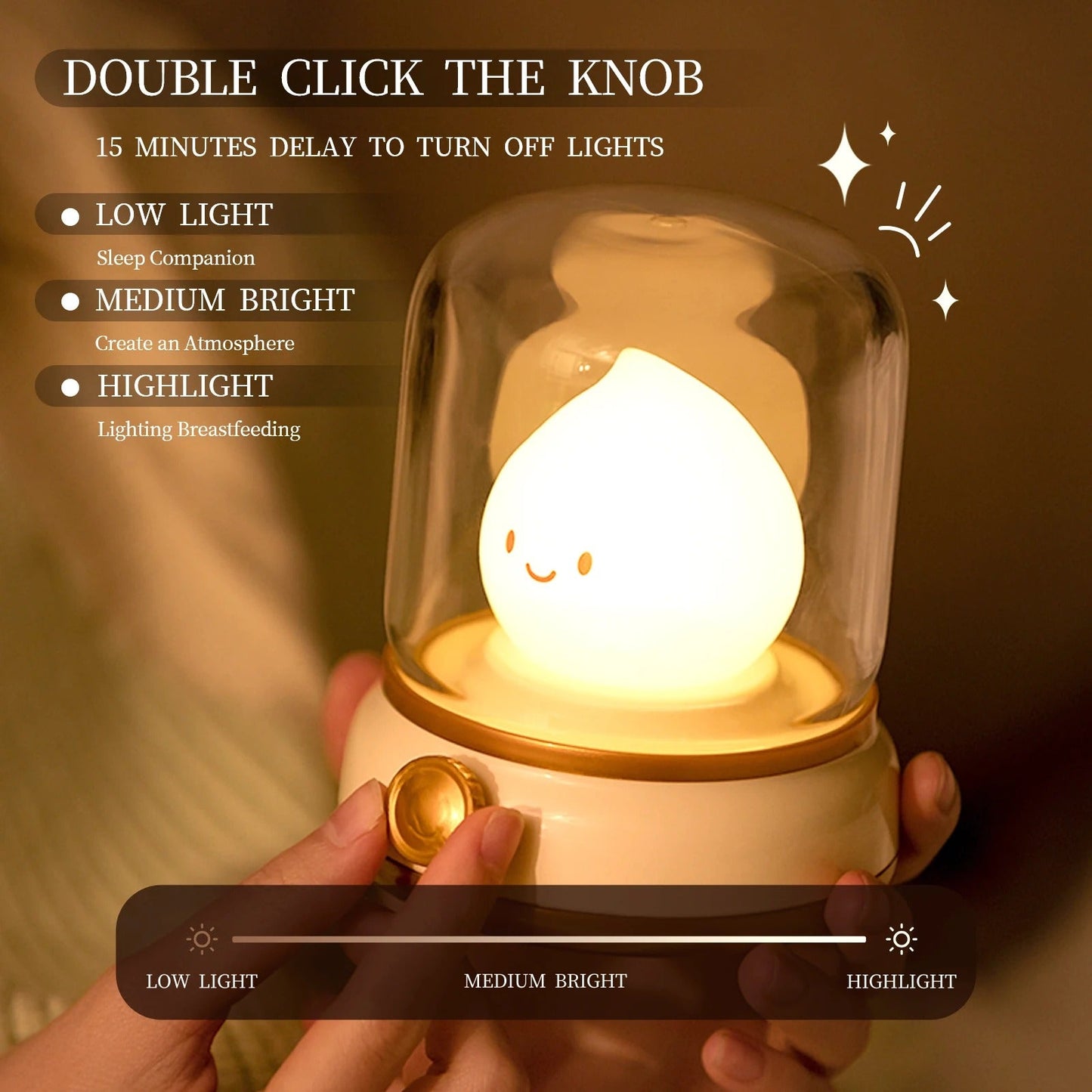 Cute Cartoon Table Lamp – Adorable LED Night Light for Kids Bedroom, Desk & Nursery Decor