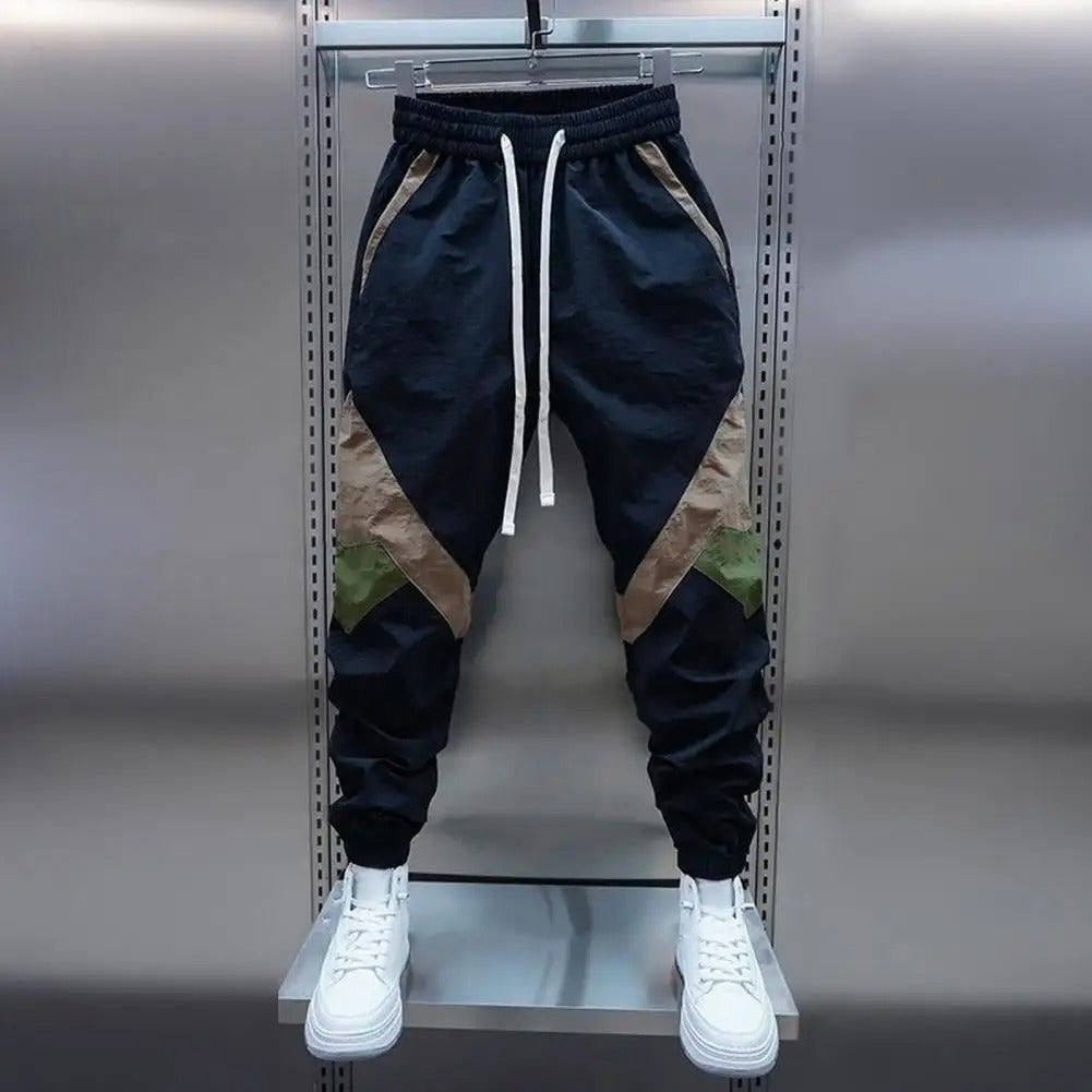 Men’s Stretch Cargo Jogger Pants – Flexible Multi-Pocket Casual Streetwear Trousers