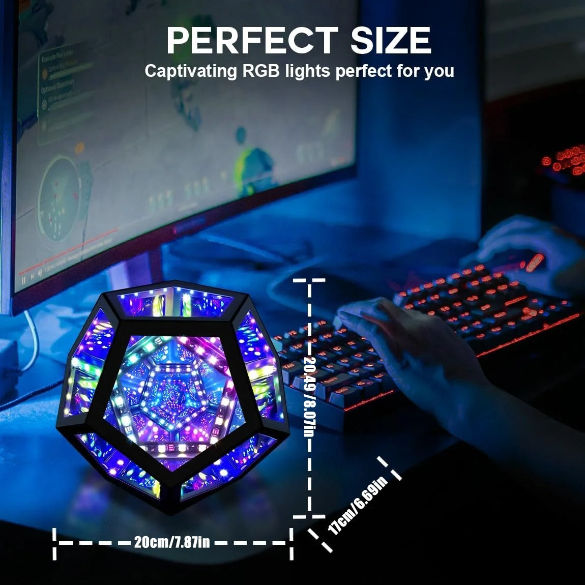 Infinity Dodecahedron – Mesmerizing 3D Geometric Desk Toy