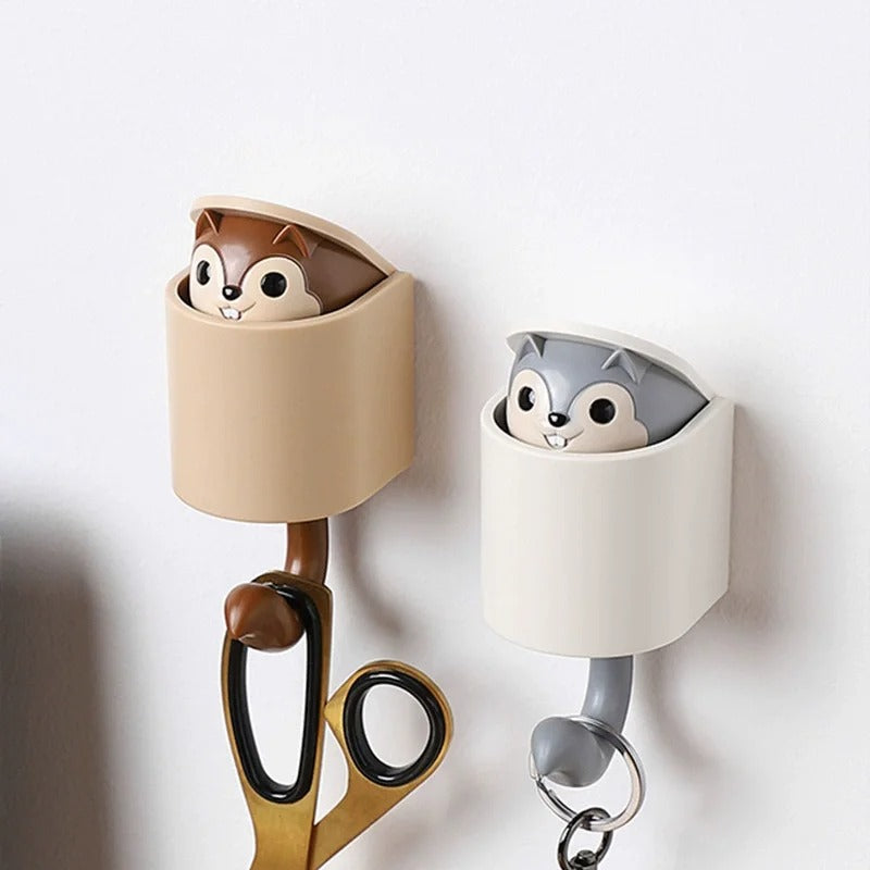 Adhesive Cartoon Cat Hooks