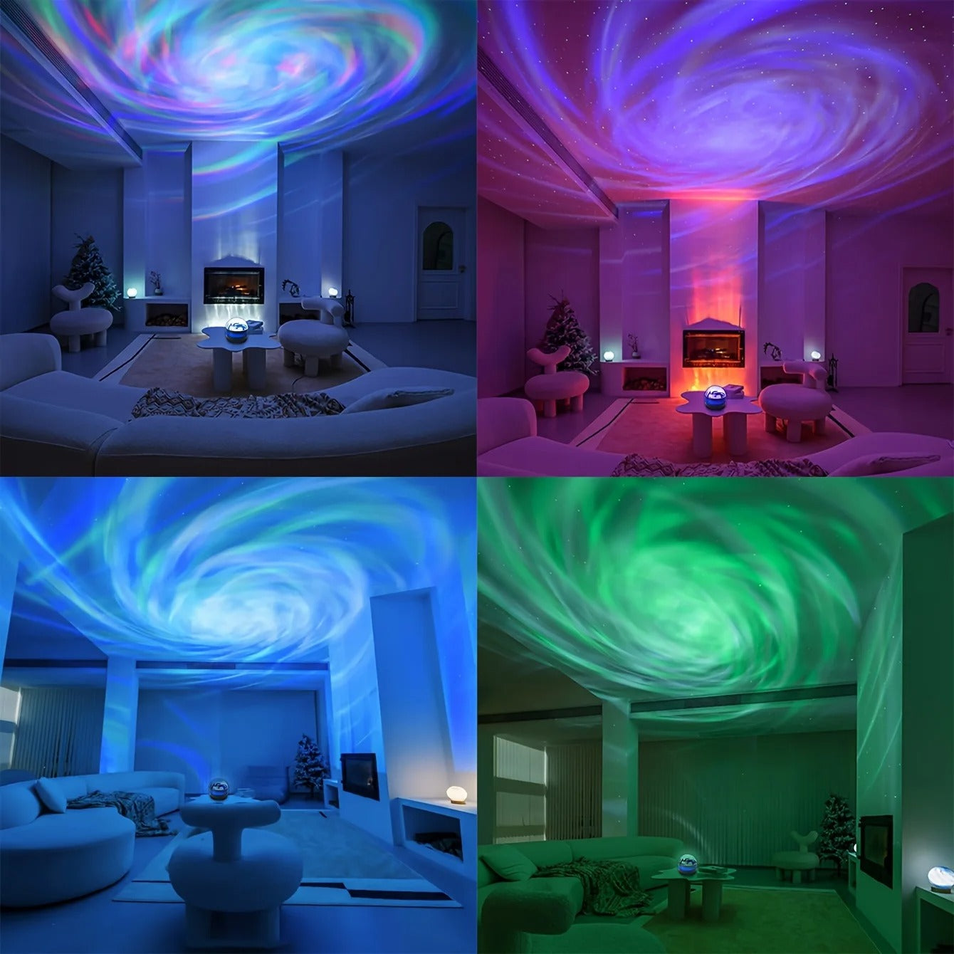 Starry Sky Galaxy Lamp Projector | LED Night Light for Bedroom & Kids Room