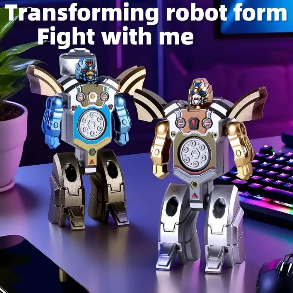 360 Rotating Ball Deformation Robot Fingertip Gyro Toy