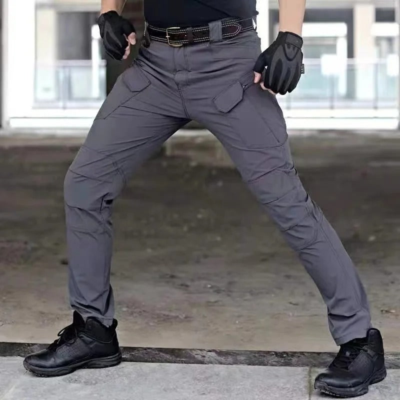 Men’s Classic Tactical Cargo Pants – Durable Multi-Pocket Outdoor Combat Trousers
