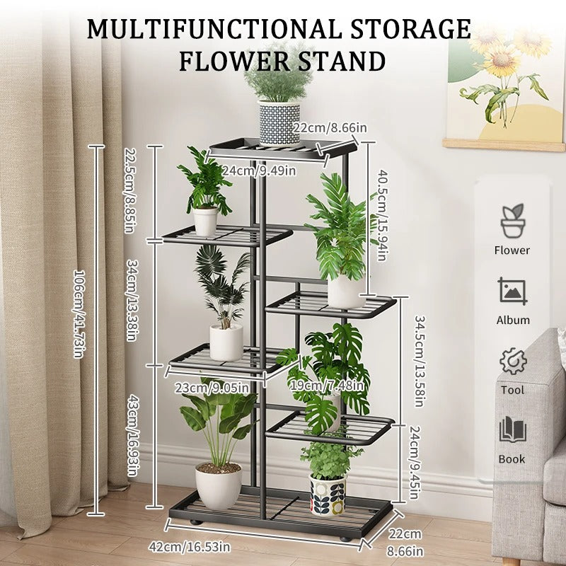 Plant Stand for Flowers – Decorative Indoor & Outdoor Flower Stand