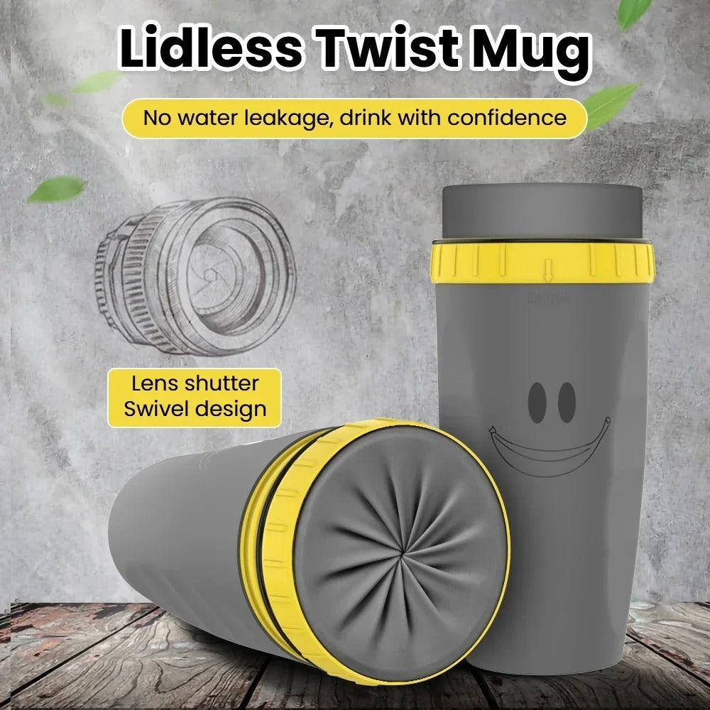 French Lidless Twist Cup – Creative Plastic Insulated Mug