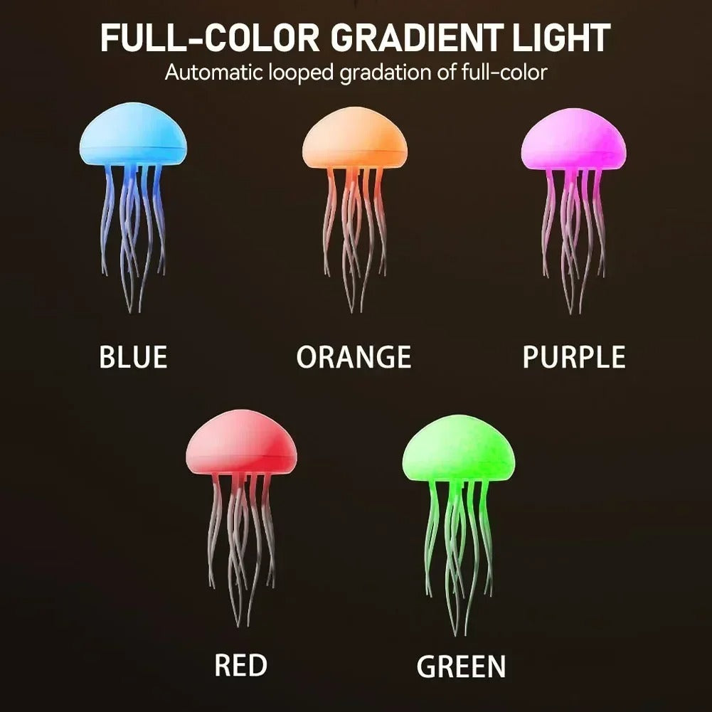 Dancing Jellyfish RGB Night Light – Colour Changing LED Mood Lamp for Bedroom, Kids Room & Home Decor