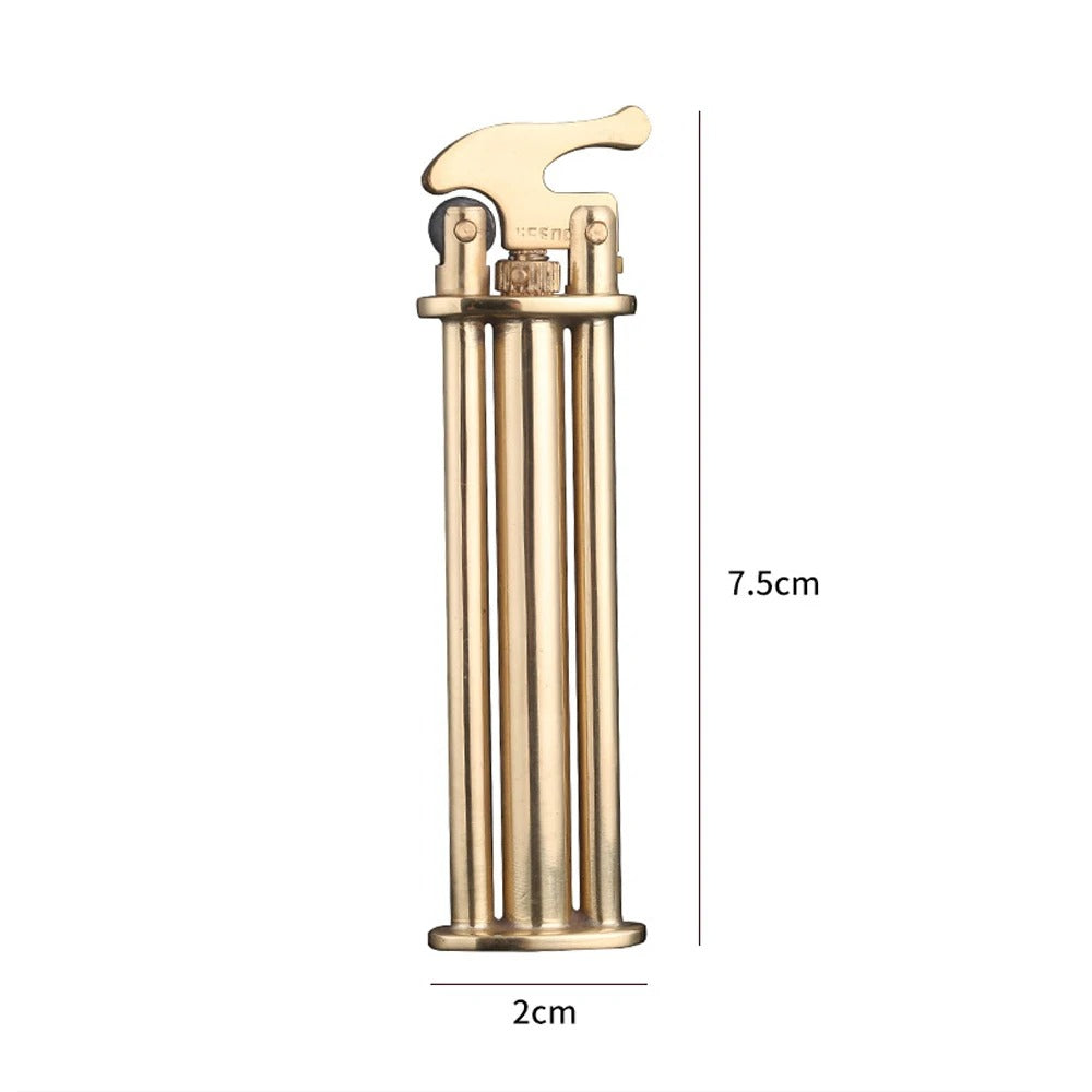 Slim Refillable Gas Lighter for Men – Windproof Pocket Lighter with Elegant Design