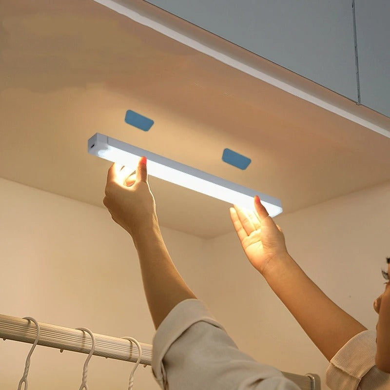 Motion Sensor LED Bar Light – USB Rechargeable Magnetic Cabinet Lamp