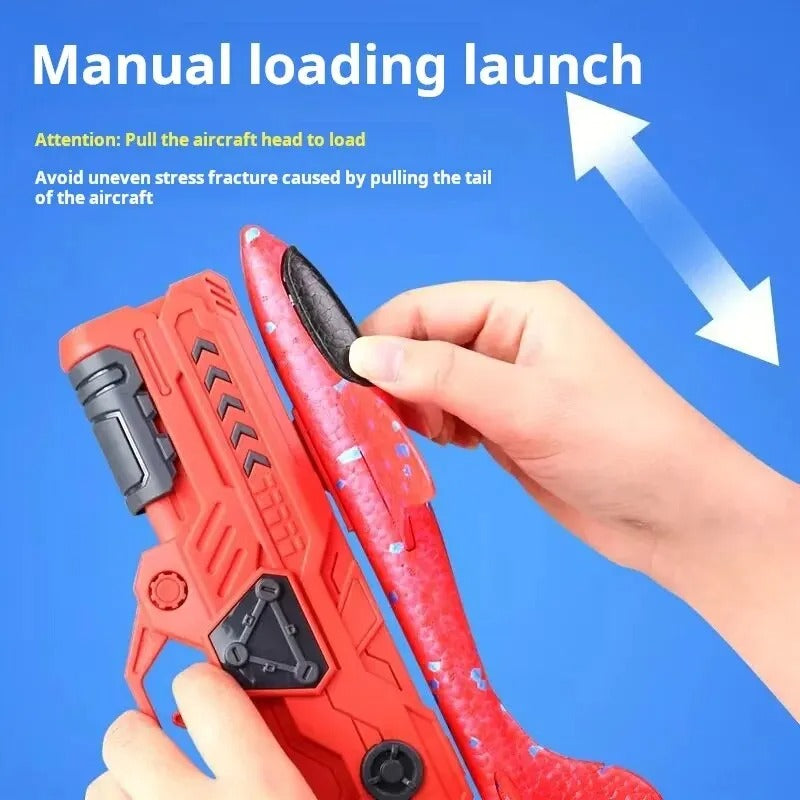Children's Foam Ejection Aircraft – Flying Glider Launcher Toy