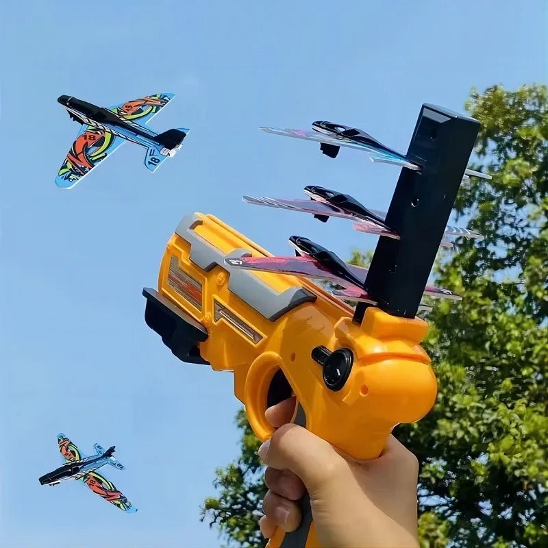 Children's Foam Ejection Aircraft – Flying Glider Launcher Toy
