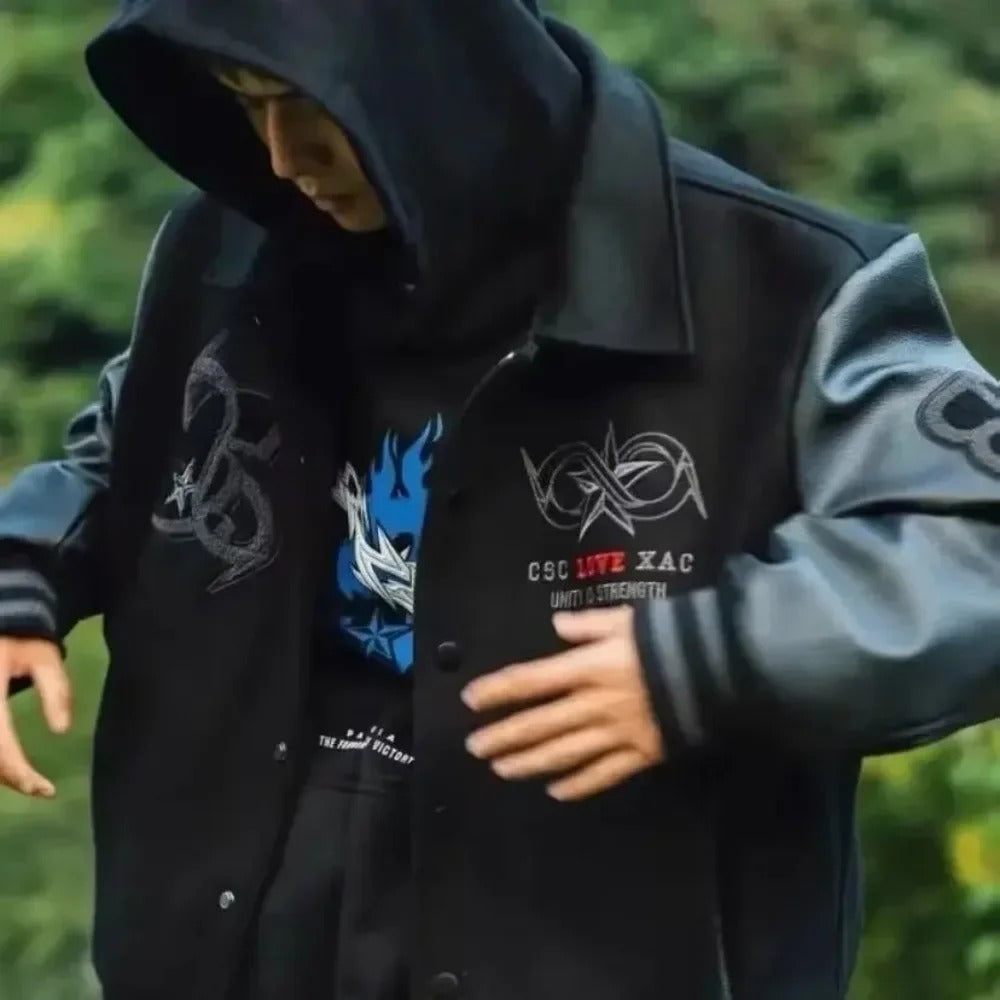 Men's Baseball Jacket – Classic Varsity Style