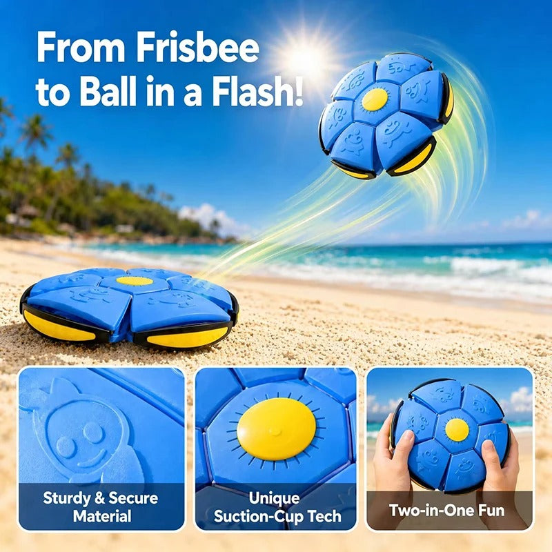 Flying Saucer Ball Magic Deformation Foot Pressure Decompression