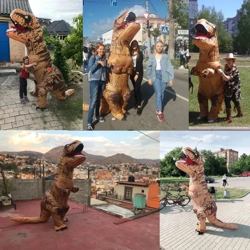 Dinosaur Inflatable Costume – Funny Adult Halloween & Party Suit