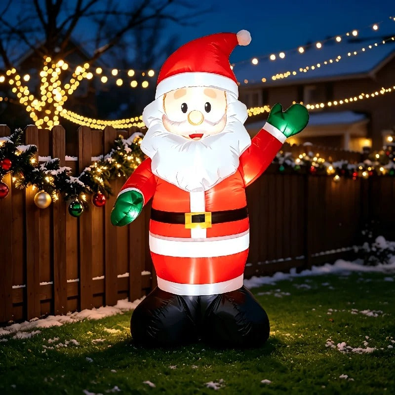 Giant Inflatable Santa Claus Christmas Decoration – Indoor & Outdoor Xmas Party Decor