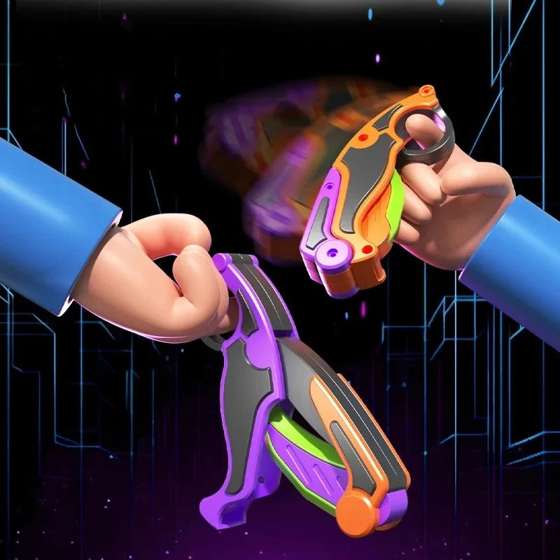 3D Printed Gravity Claw Knife Toy – Stress Relief Fidget Toy