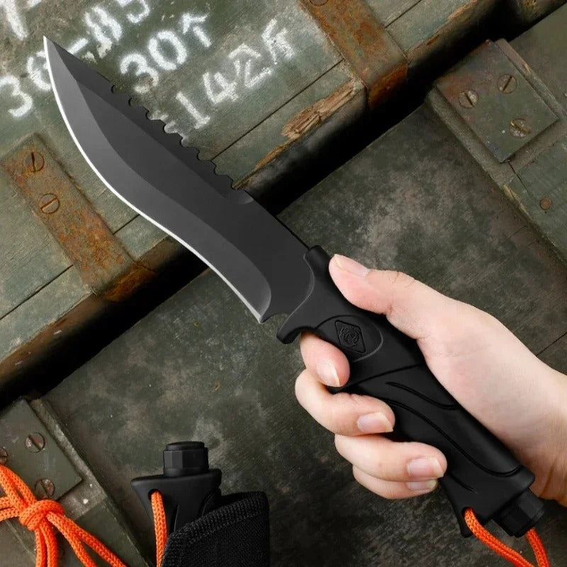 Outdoor Camping Tactical Straight Knife | Fixed Blade Survival Knife