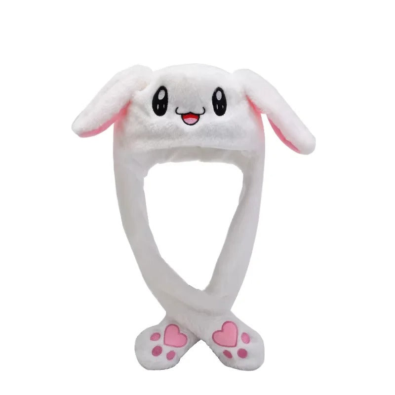 Bunny Hat With Press Paw-to-Move Ears