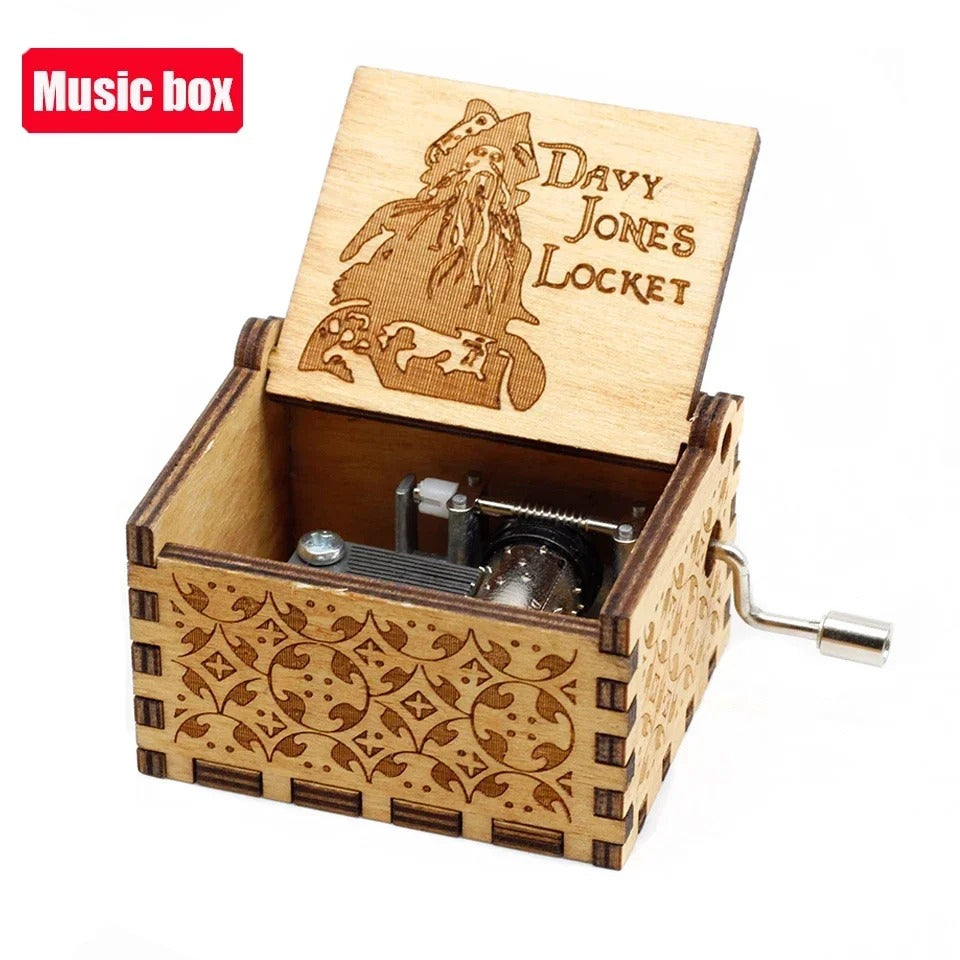 Antique Carved Wooden Hand Crank – Vintage Decorative Mechanical Toy & Unique Home Decor Piece