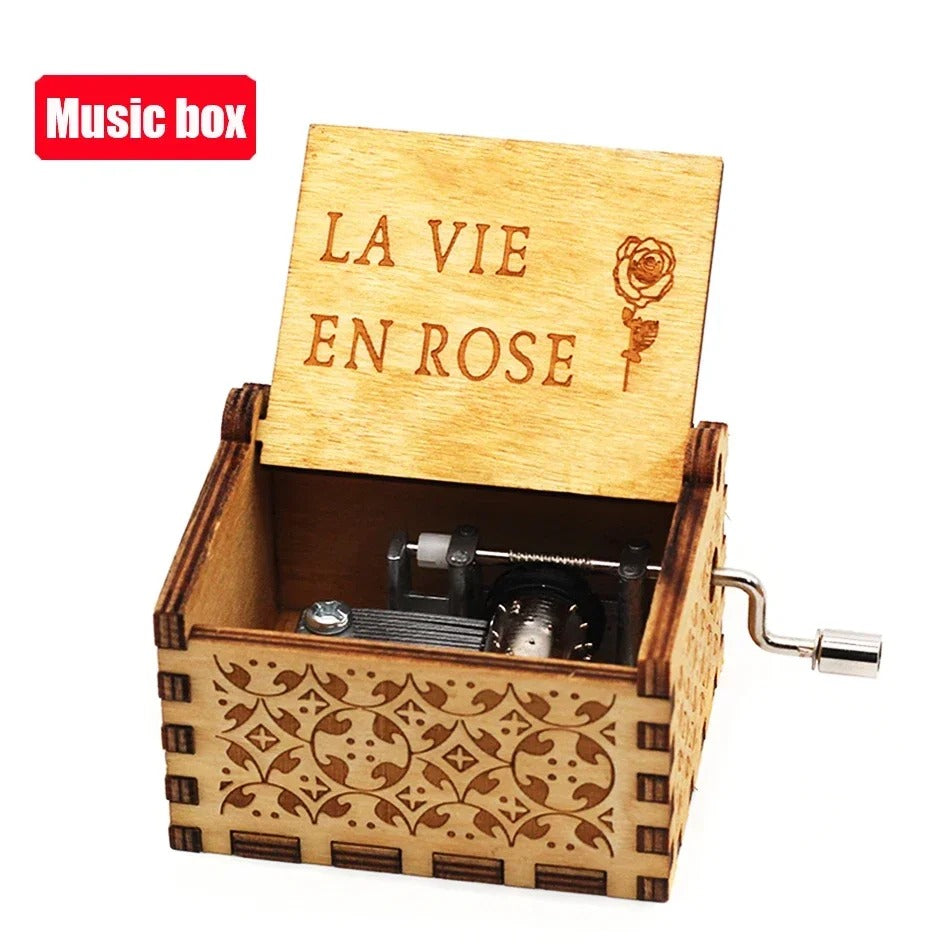 Antique Carved Wooden Hand Crank – Vintage Decorative Mechanical Toy & Unique Home Decor Piece
