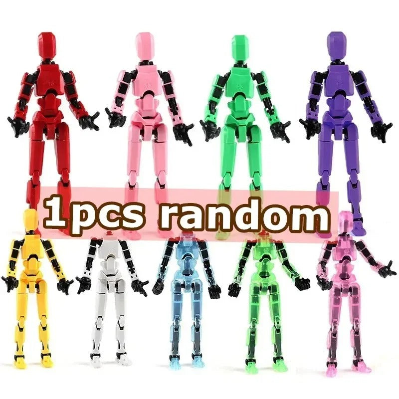13-Joint Poseable Robot Figure – 14cm DIY Model Kit