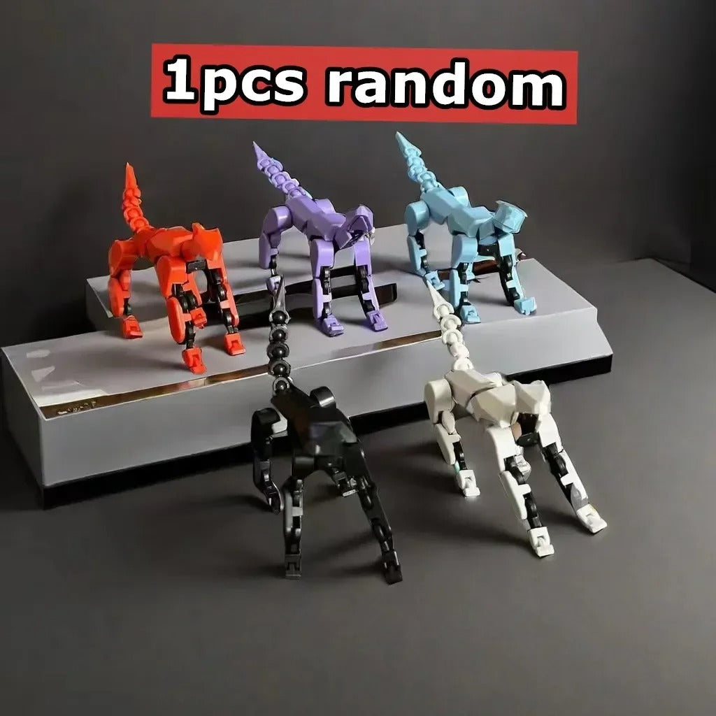 13-Joint Poseable Robot Figure – 14cm DIY Model Kit