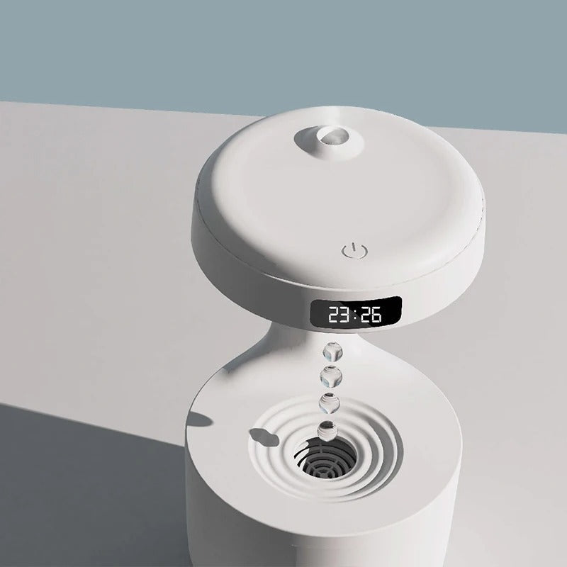 Anti-Gravity Humidifier & Aromatherapy Machine – Cool Mist Diffuser with LED Display
