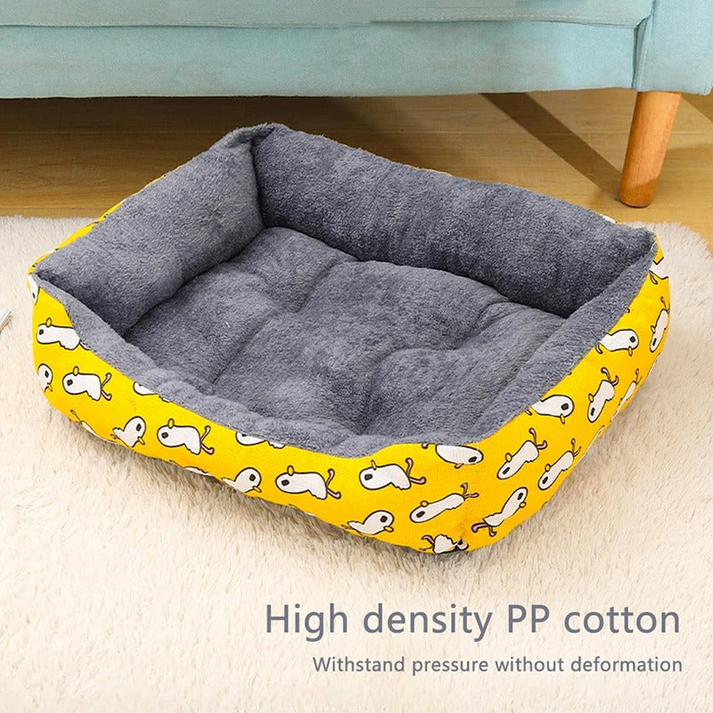 Warm Dog Bed – Cosy Plush Pet Sleeping Bed for Dogs & Cats