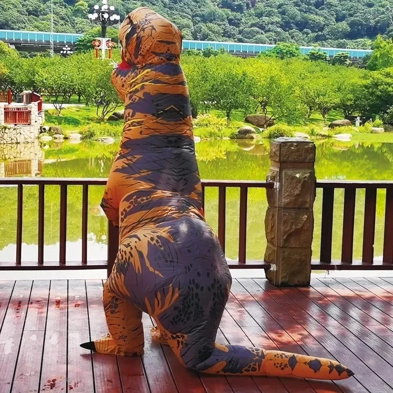 Dinosaur Inflatable Costume – Funny Adult Halloween & Party Suit