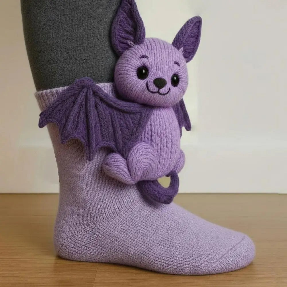 3D Knit Animal Socks Cute Floor Socks