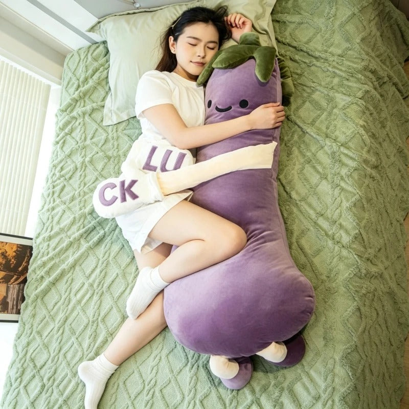 Sleep Companion Long Pillow Doll – Soft Plush Soothing Patting Toy | Leg Support Body Pillow for Adults