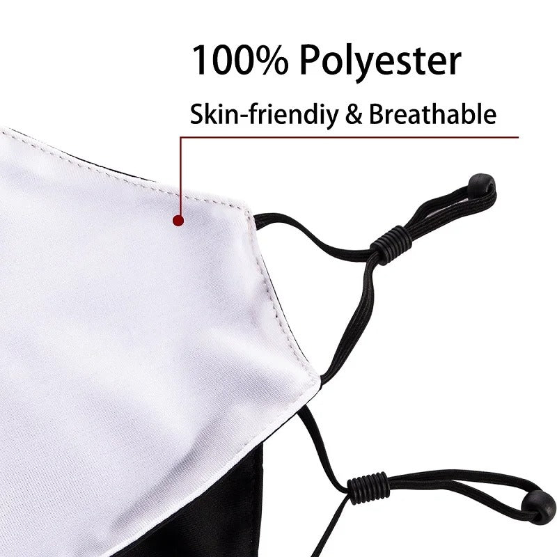 PM2.5 Reusable Face Mask with Filter – Breathable, Washable & Adjustable