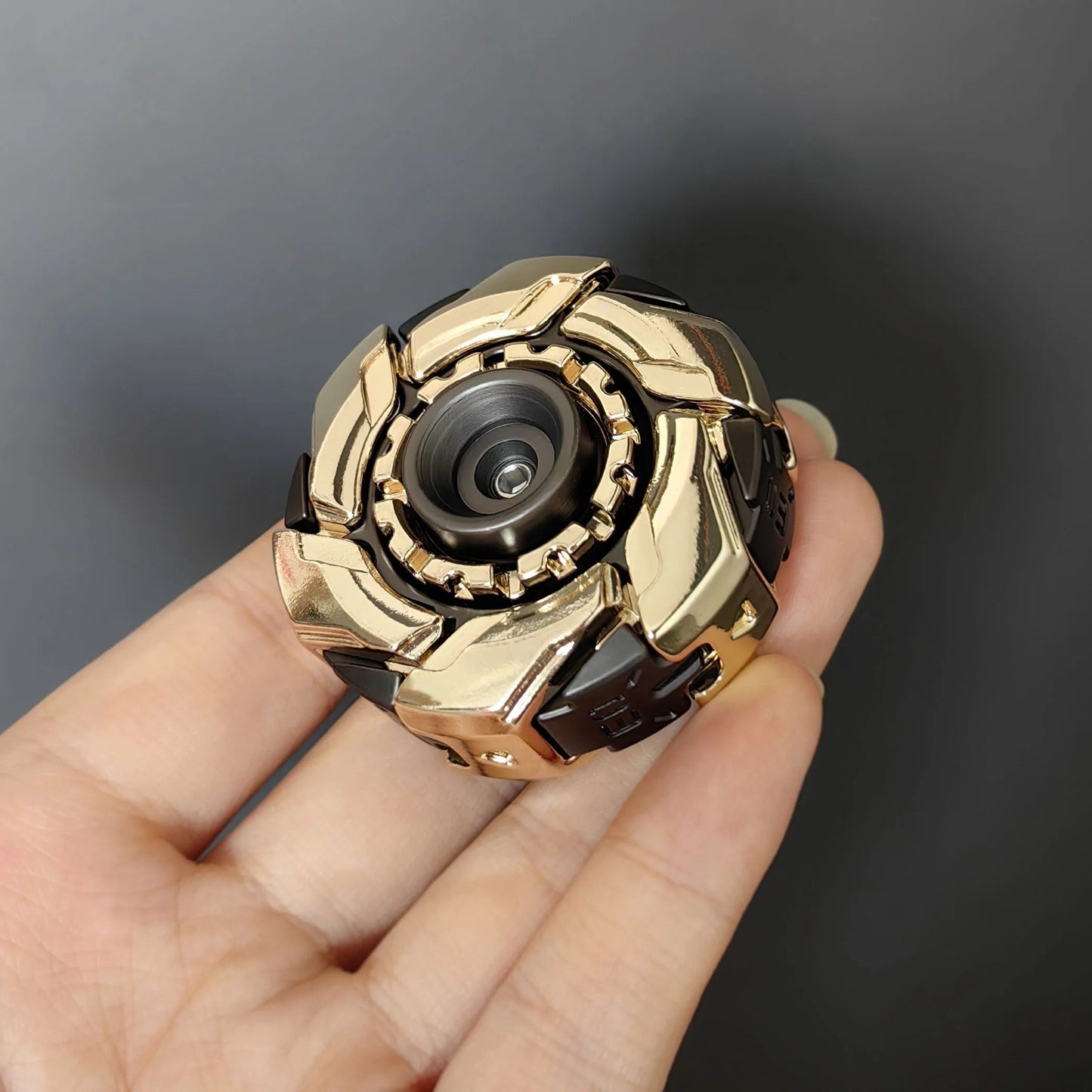 EDC Fidget Slider Open Armor Spinning Top – Premium Metal Stress Relief Toy for Adults & Collectors