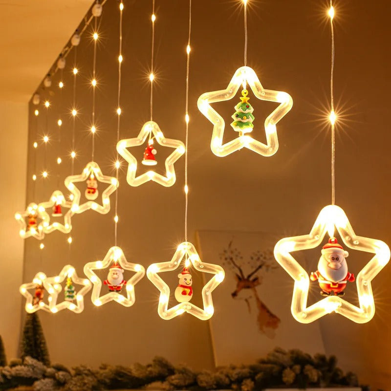 Christmas Wish Ball LED Fairy Curtain Light String – Magical Hanging Lights for Festive & Bedroom Decor