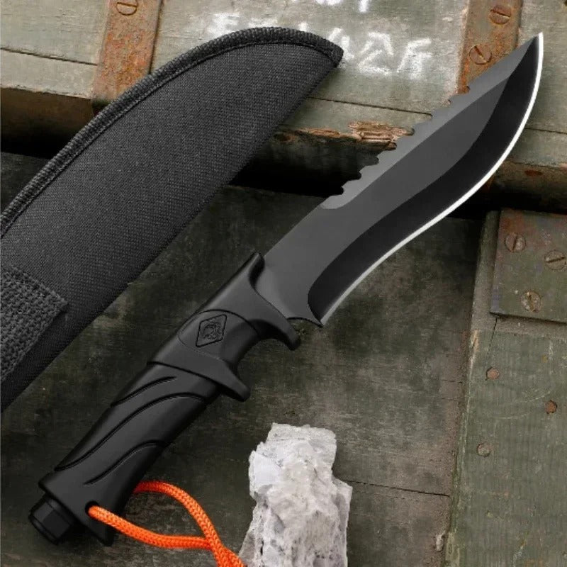 Outdoor Camping Tactical Straight Knife | Fixed Blade Survival Knife