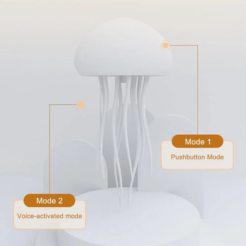 Dancing Jellyfish RGB Night Light – Colour Changing LED Mood Lamp for Bedroom, Kids Room & Home Decor