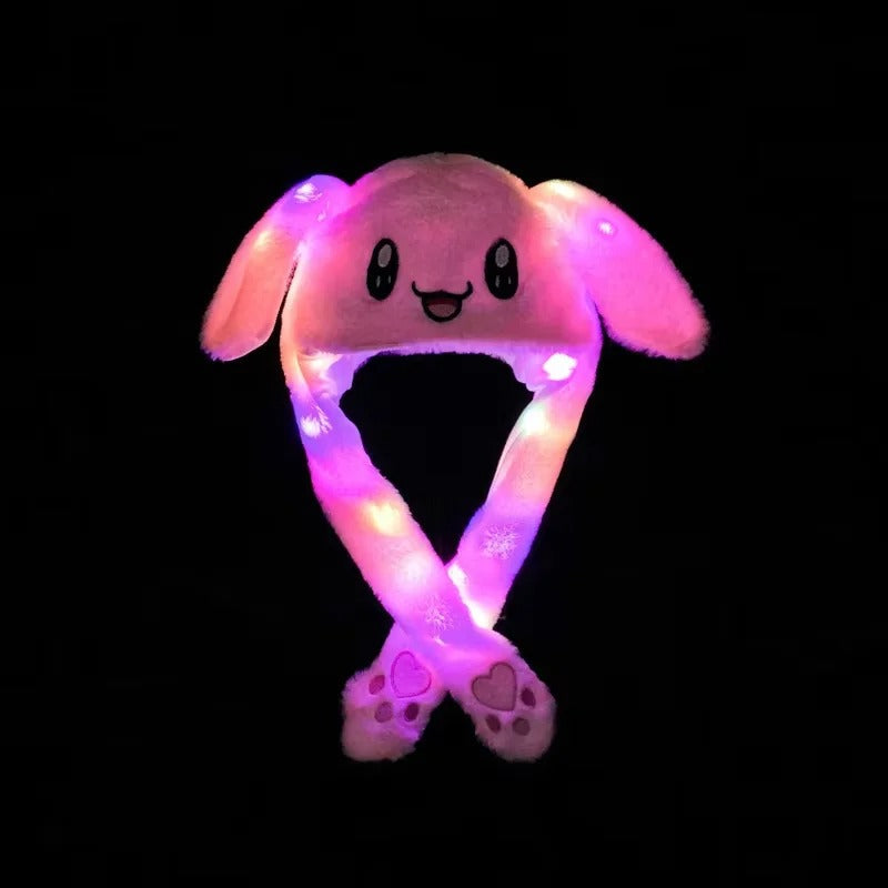 Bunny Hat With Press Paw-to-Move Ears