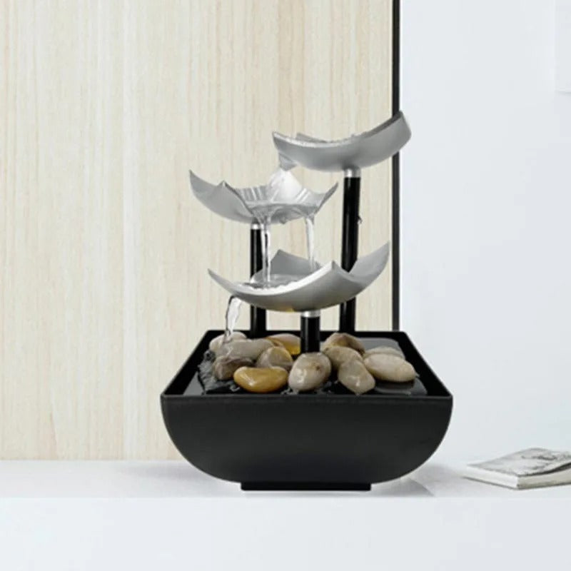 Decorative Indoor Water Fountain | Tabletop Home Décor Accent