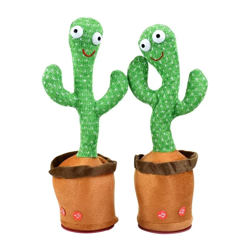 Talking Cactus Toy – Interactive Repeating Singing Cactus Plush for Kids & Adults