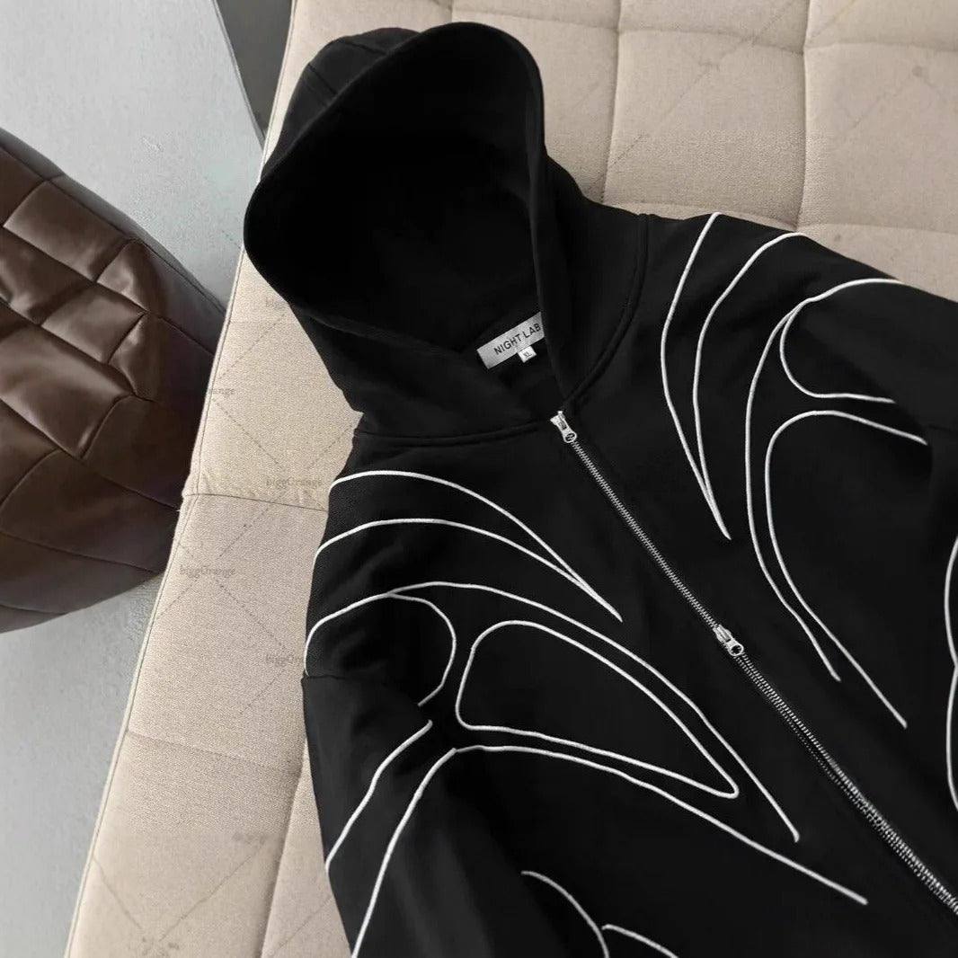 Dark Style  Hoodie - Retro Vintage Streetwear Jacket