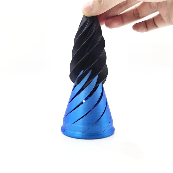 3D Printed Helix Screw Fidget Toy – Satisfying Stress Relief Spinner for Adults & Kids