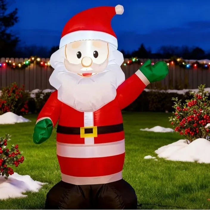Giant Inflatable Santa Claus Christmas Decoration – Indoor & Outdoor Xmas Party Decor