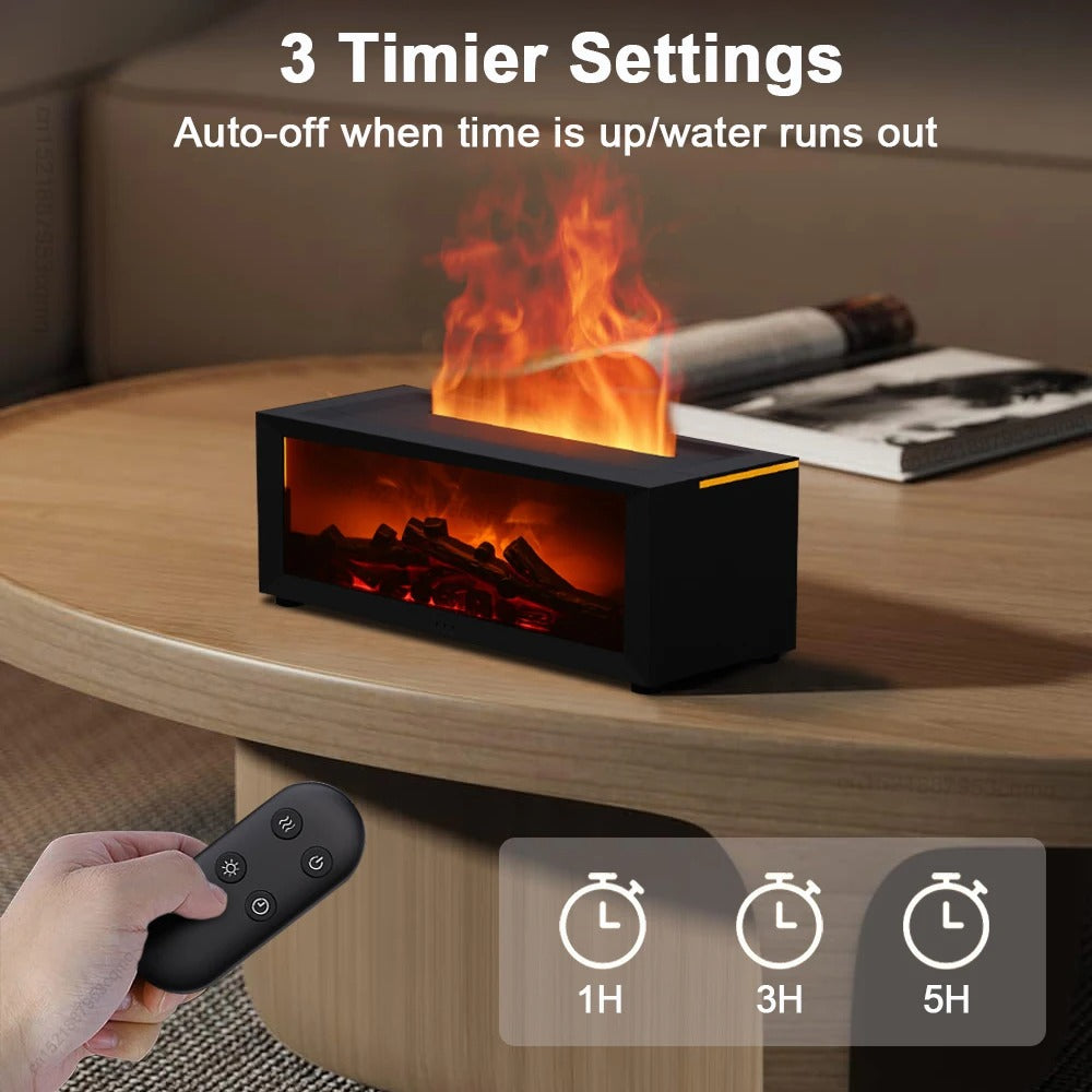 Air Aroma Humidifier Essential Oils Humidifier Flame Fragrance Diffuser