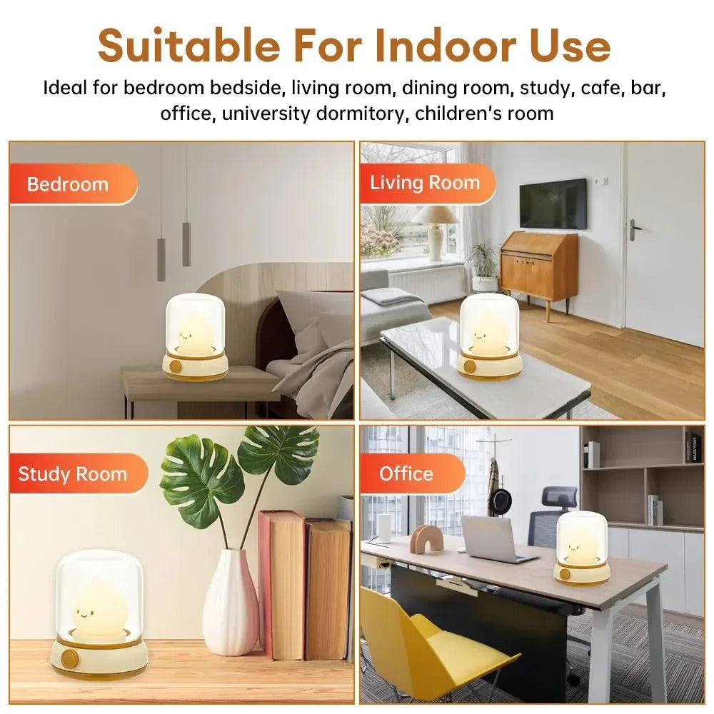 Cute Cartoon Table Lamp – Adorable LED Night Light for Kids Bedroom, Desk & Nursery Decor