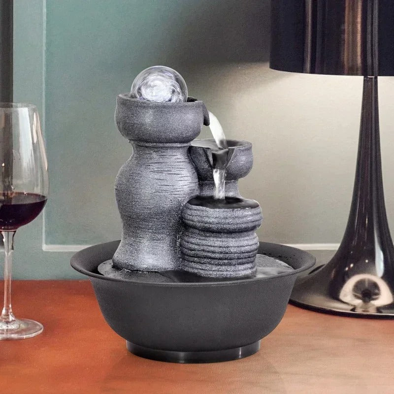 Handmade Home Decorative Fountain | Indoor Water Feature for Zen Living