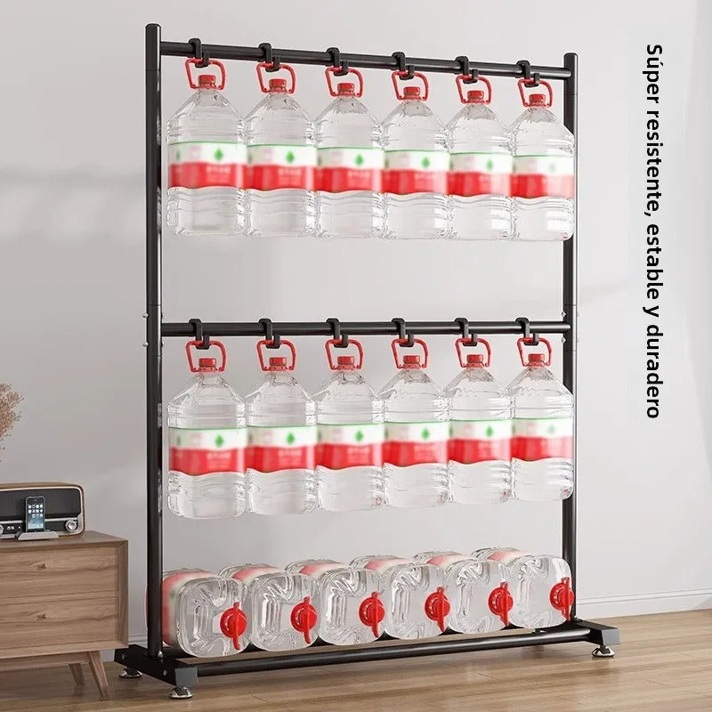 Double Layer Clothes Drying Rack - Heavy Duty Floor Standing Organizer