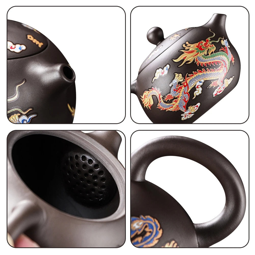 Dragons Colour-Changing Teapot – Magical Heat Sensitive Tea Set