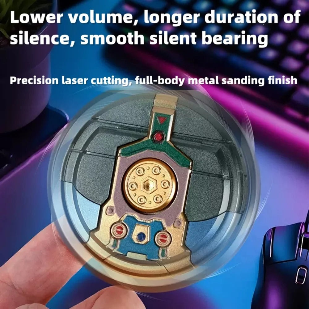 360 Rotating Ball Deformation Robot Fingertip Gyro Toy