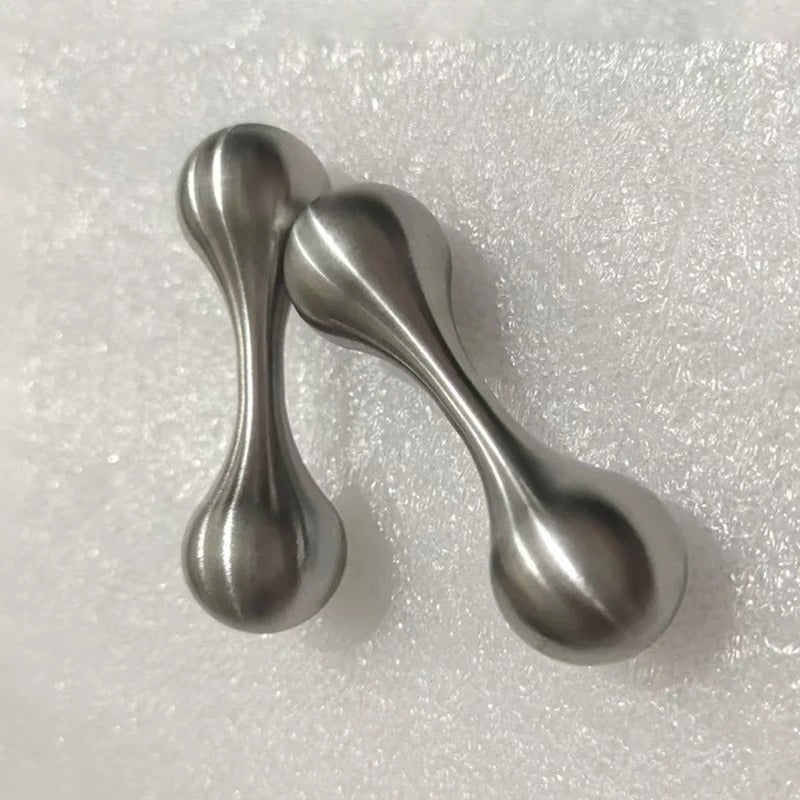 Knucklebone Stainless Steel Bone Fingertip Rotating silver